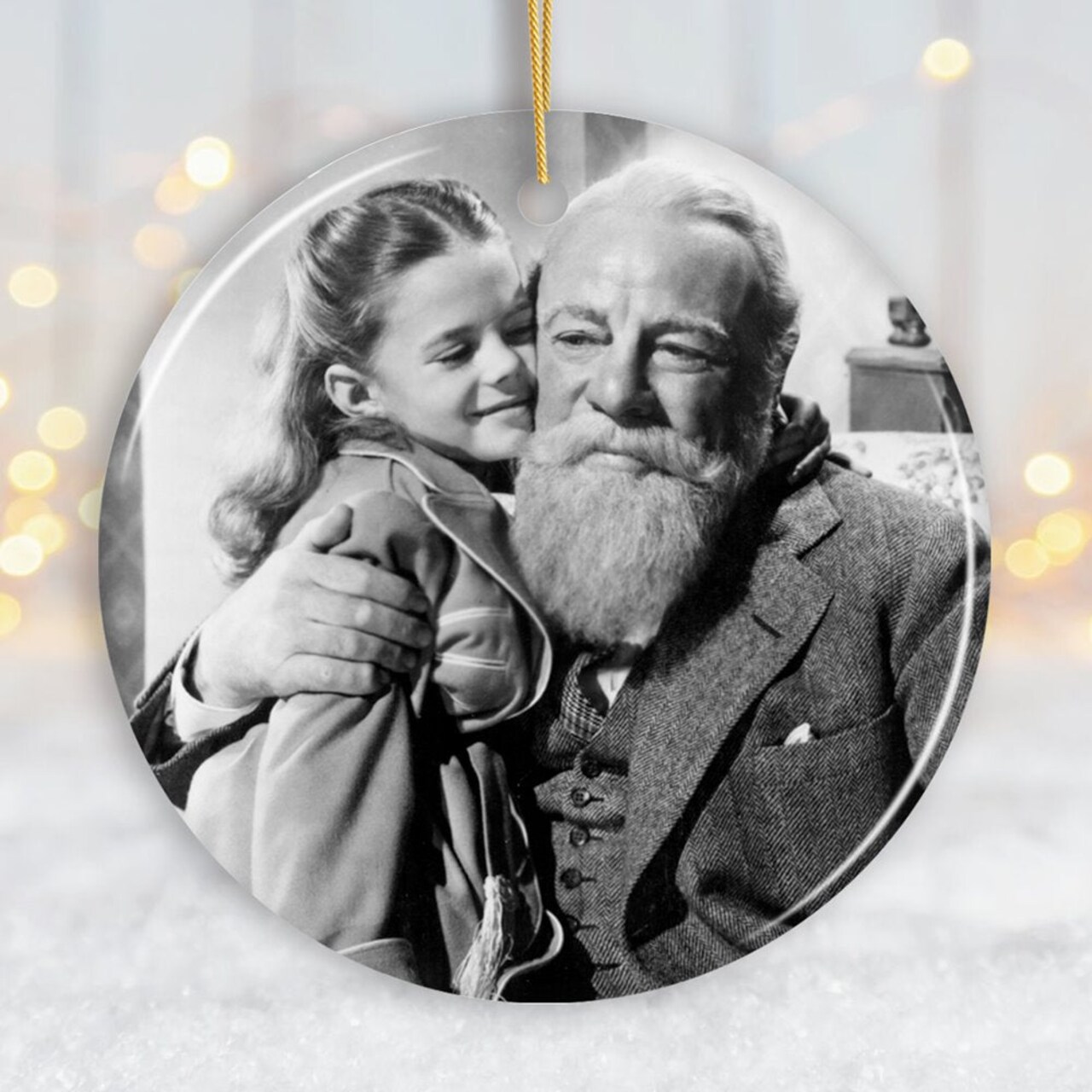 Vintage Miracle on 34th Street Christmas Ornament, Classic Holiday Movie Gift